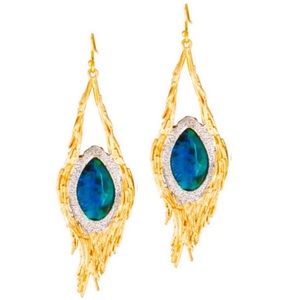 ALEXIS BITTAR • Maldivian Nested Feather Earrings